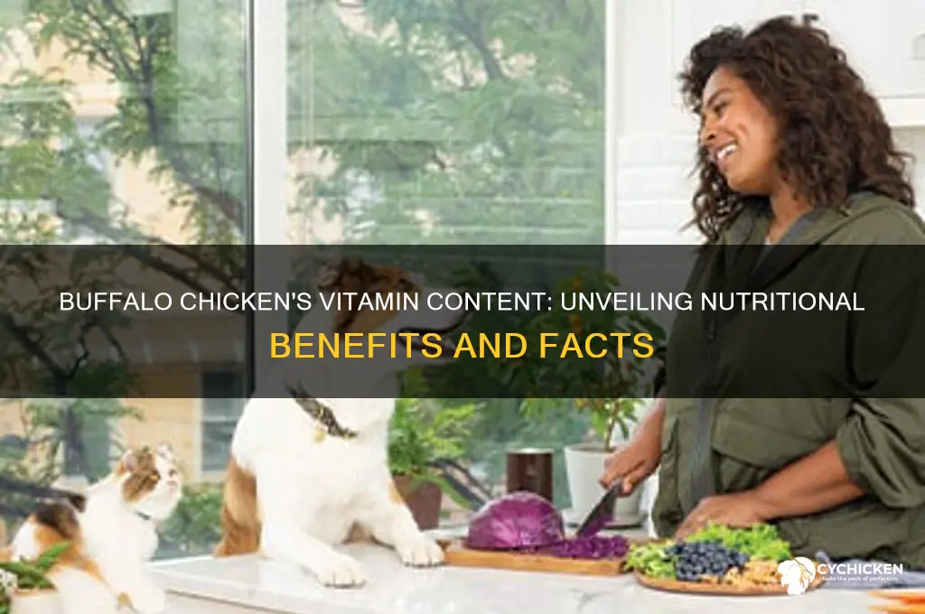 how many vitamins does buffalo chicken have