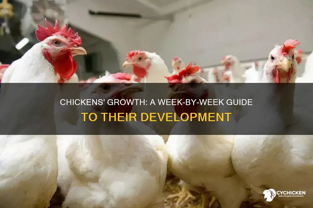 how many weeks for a chicken to grow