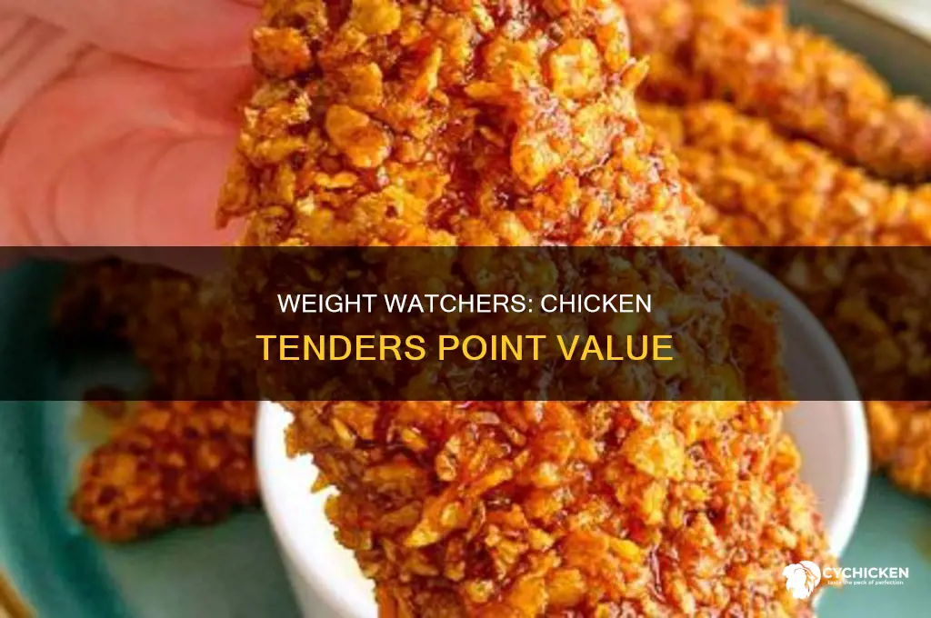 how many weight watcher points in chicken tenders
