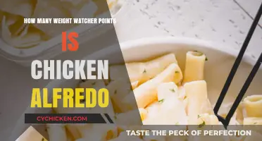 Chicken Alfredo: Weight Watchers Points and Portions