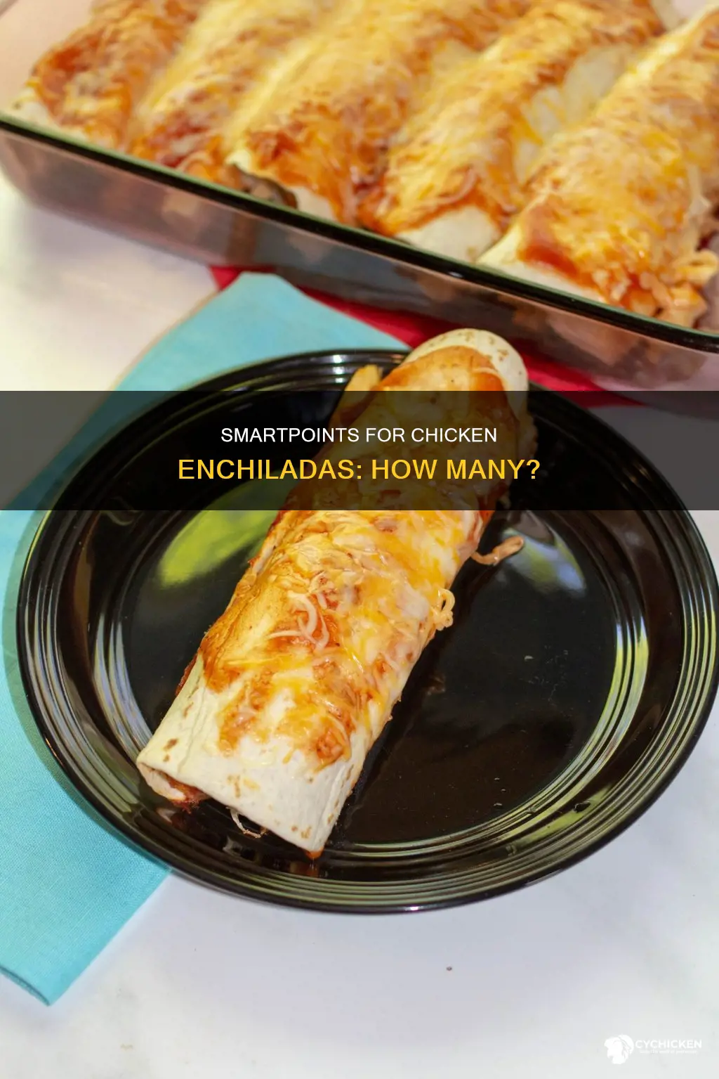 how many weight watchers points for a chicken enchilada