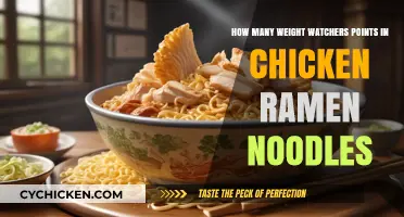 Chicken Ramen Noodles: Weight Watchers Points Explained