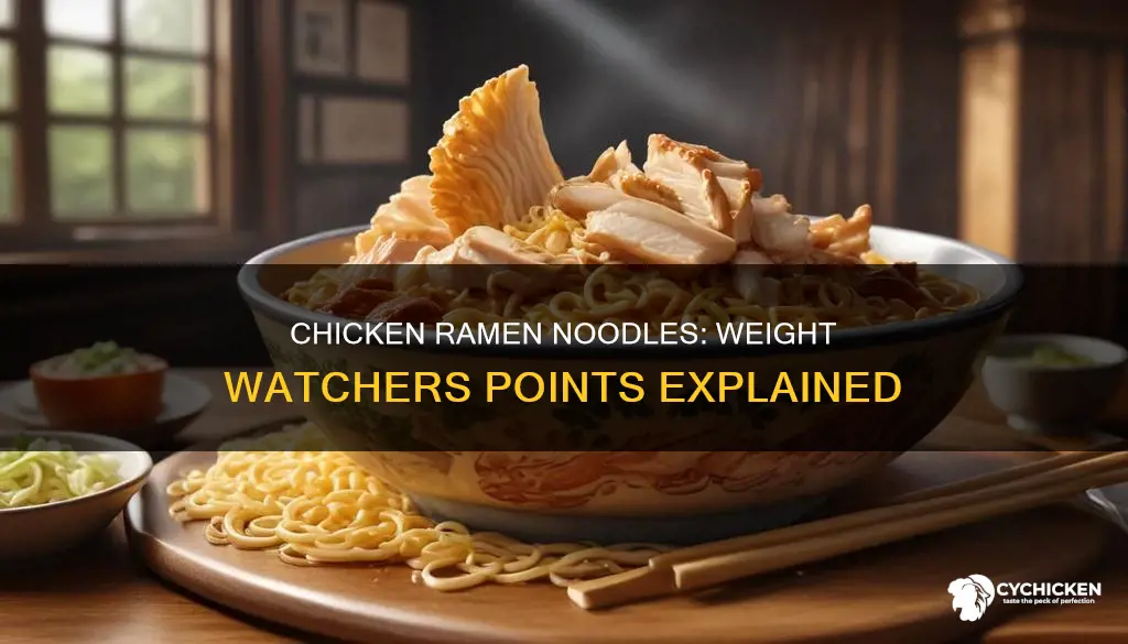 how many weight watchers points in chicken ramen noodles