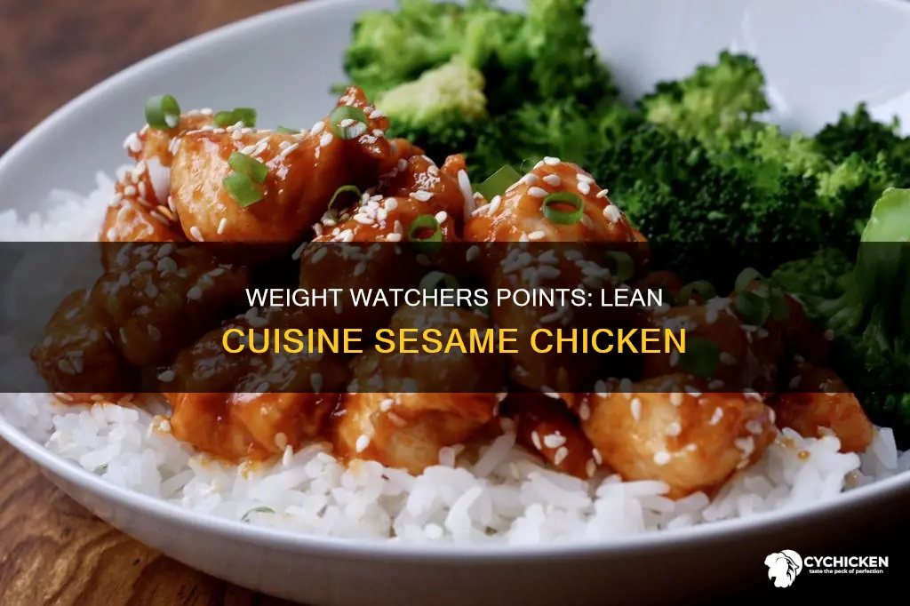 how many weight watchers points in lean cuisine sesame chicken