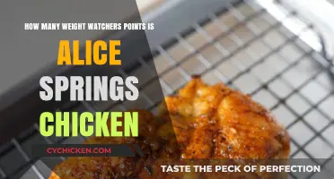Weight Watchers: Alice Springs Chicken Points
