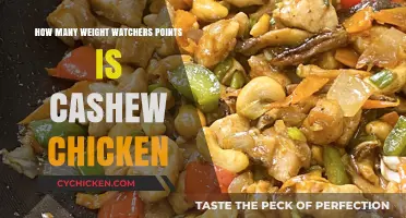 Weight Watchers: Cashew Chicken Points Value
