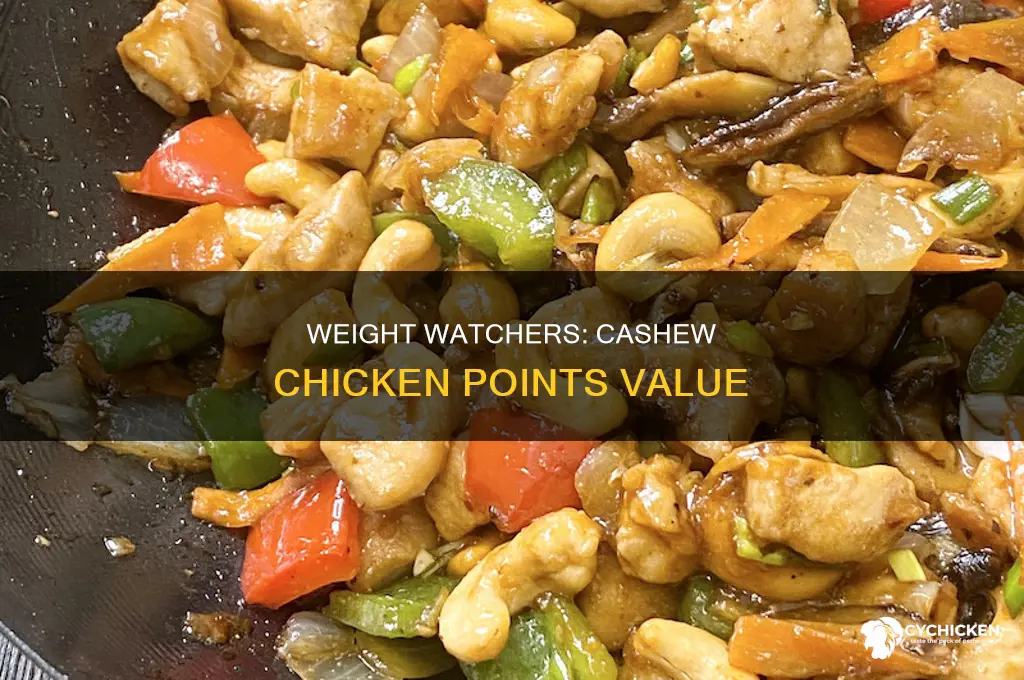 how many weight watchers points is cashew chicken