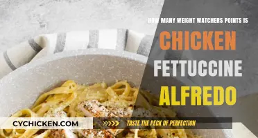 Chicken Fettuccine Alfredo: Weight Watchers Points and Portions