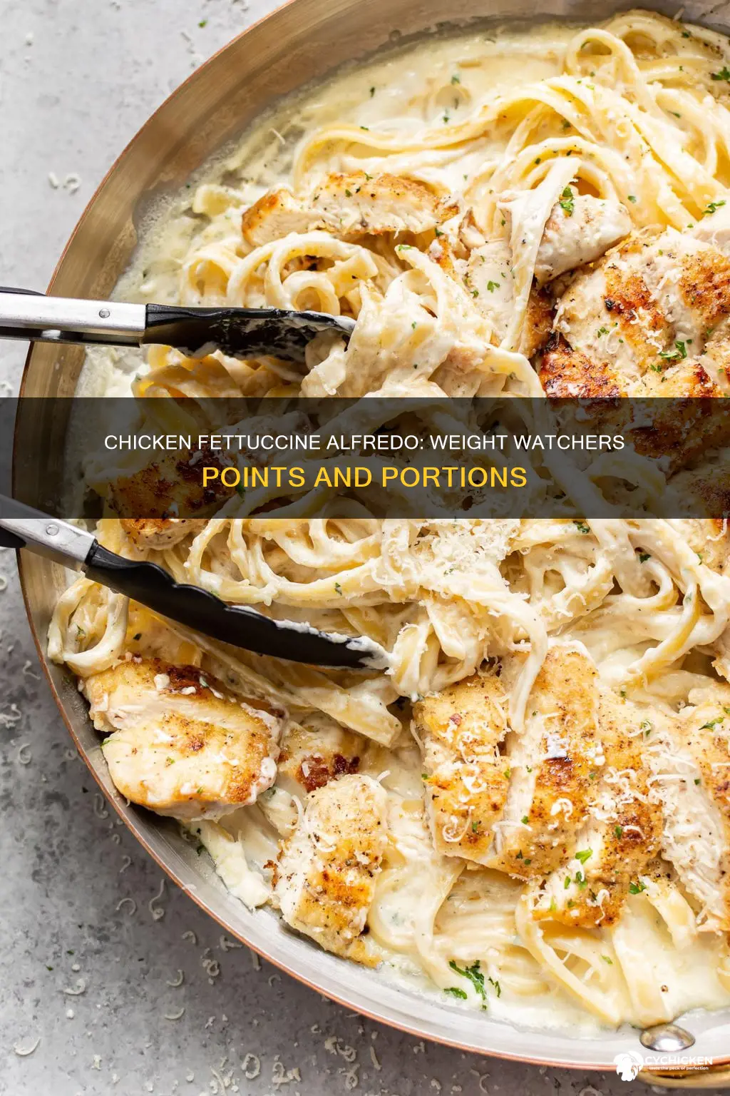 how many weight watchers points is chicken fettuccine alfredo