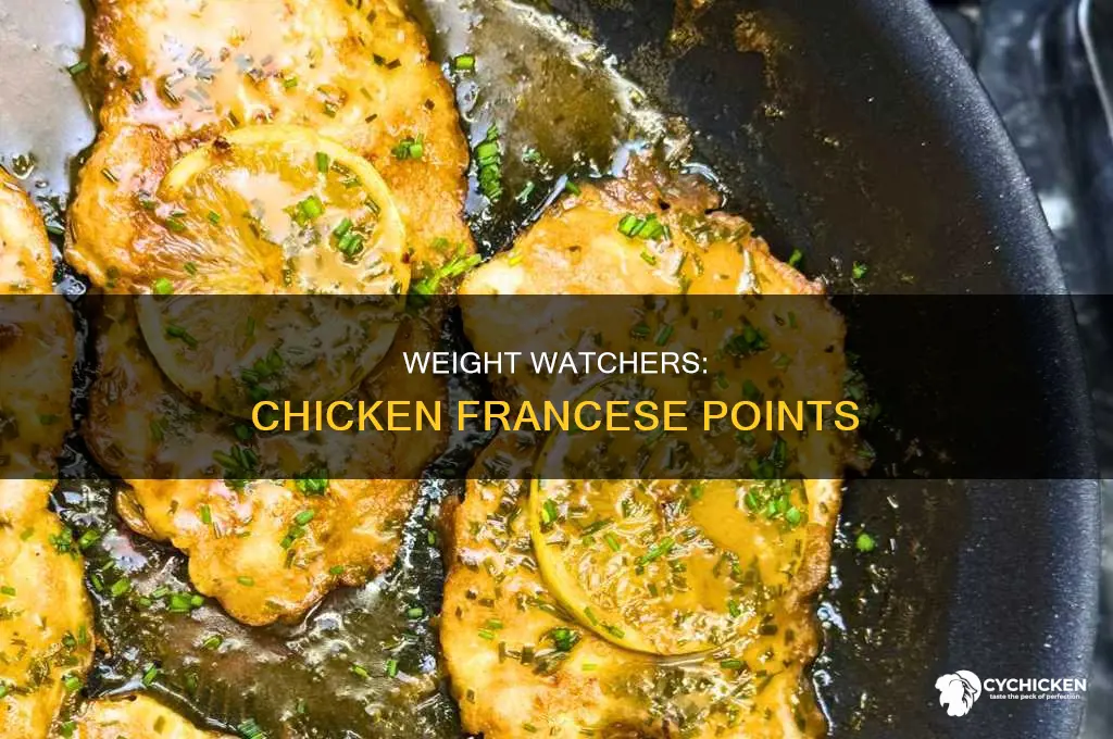 how many weight watchers points is chicken francese