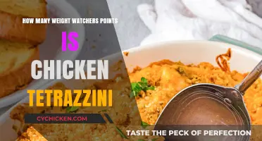 Chicken Tetrazzini: Weight Watchers Points and Portions