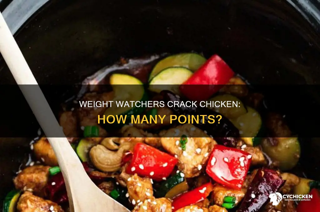 how many weight watchers points is crack chicken