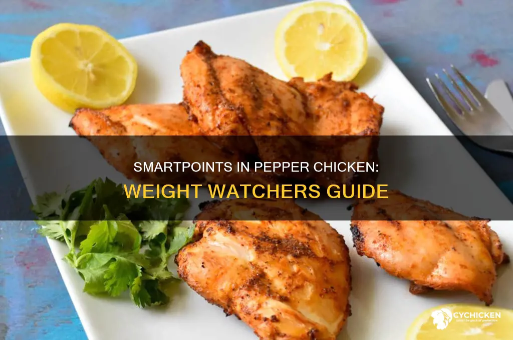 how many weight watchers points is pepper chicken