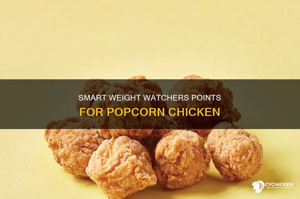 how many weight watchers points is popcorn chicken