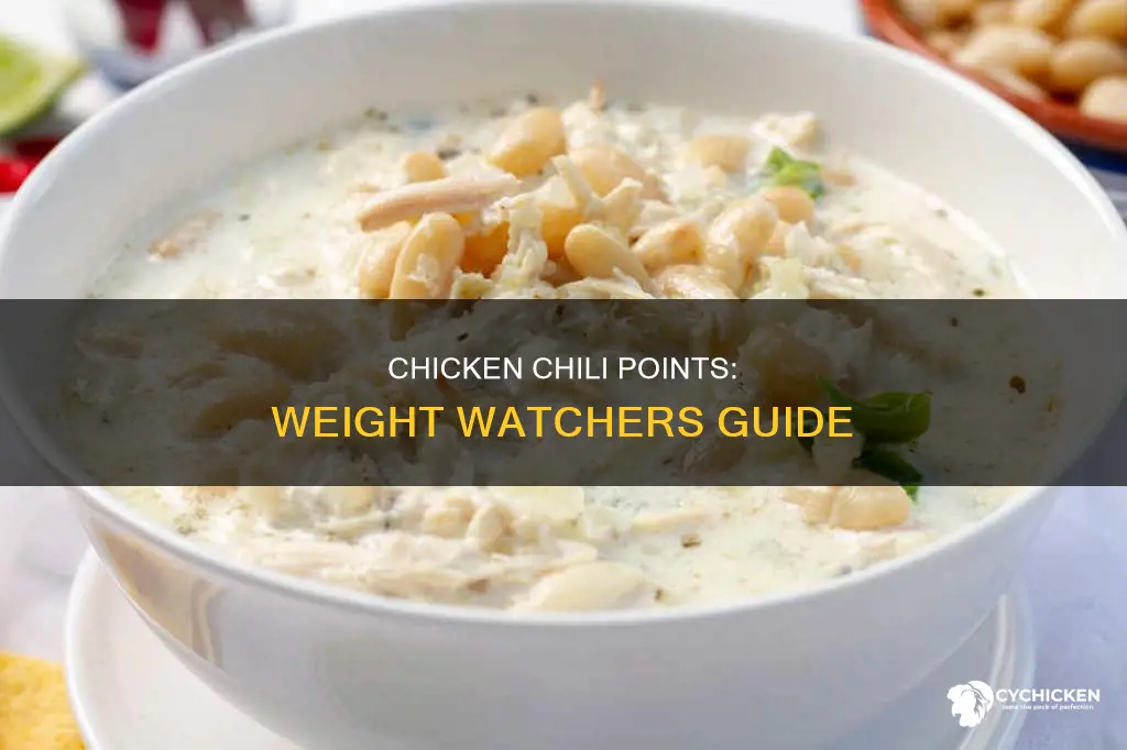 how many weight watchers points is white chicken chili