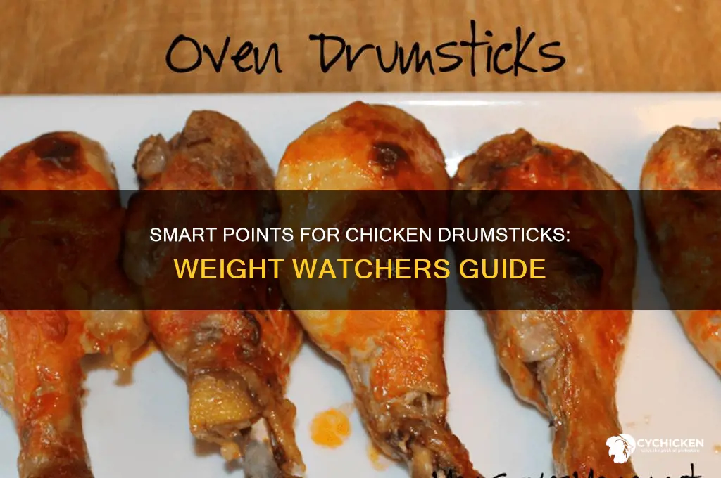 how many weightwatchers points in chicken drum sticks