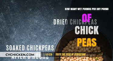 Soaking Chickpeas: Wet to Dry Ratios