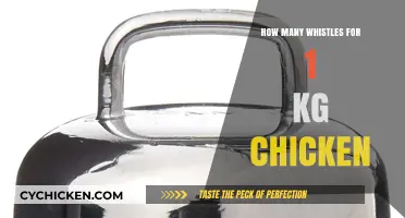 Perfectly Cooked 1 kg Chicken: Whistle Count Guide for Pressure Cooking