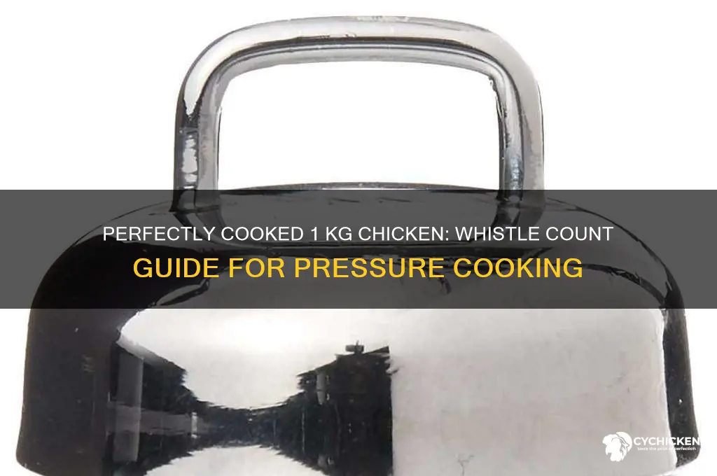 how many whistles for 1 kg chicken