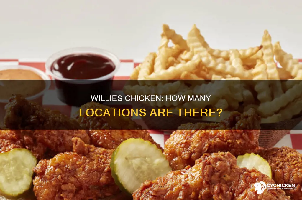 how many willies chicken us locations are there