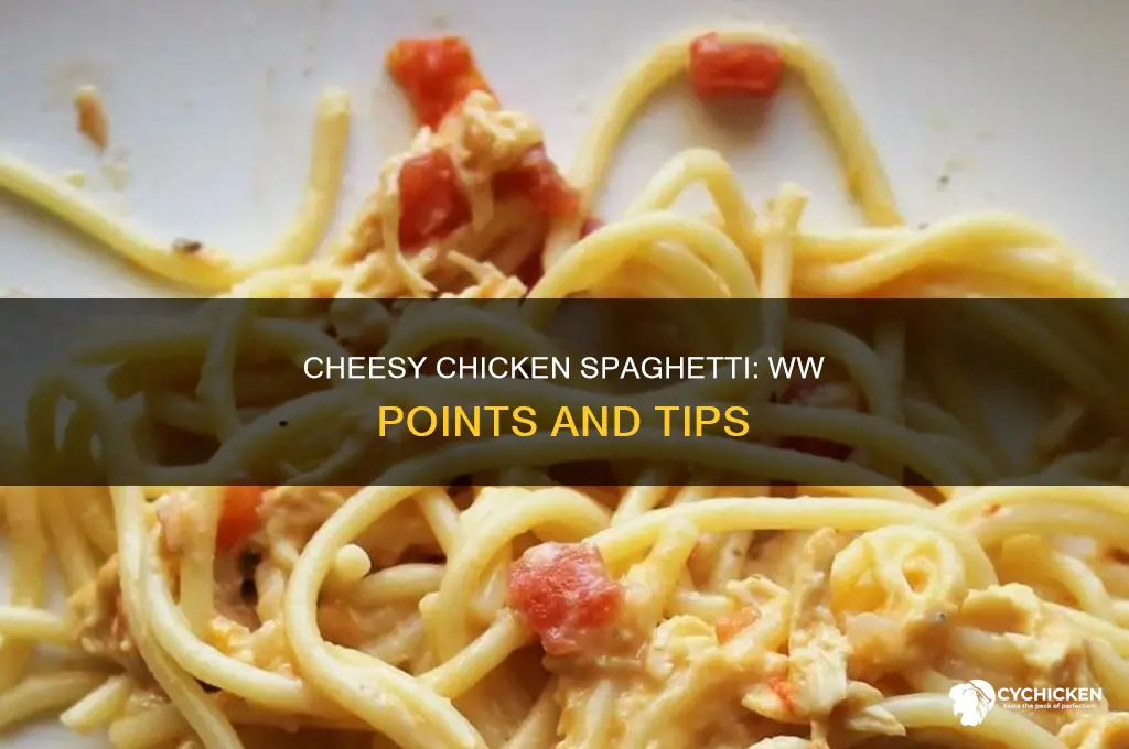how many ww points in cheesy chicken spaghetti