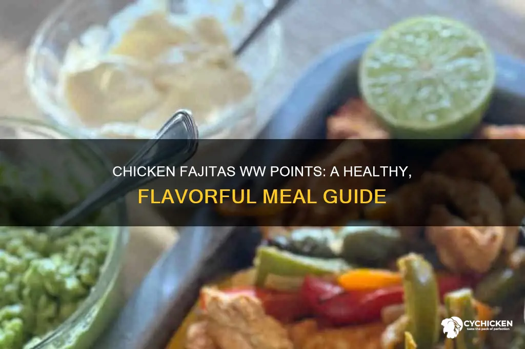 how many ww points in chicken fajitas