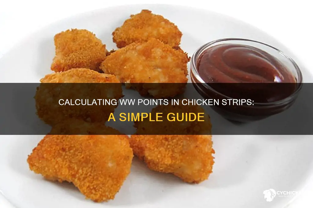how many ww points in chicken strips
