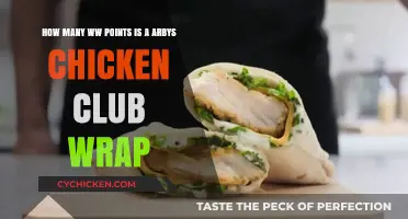 Arby's Chicken Club Wrap: WW Points and Nutrition Facts