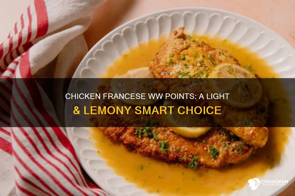 how many ww points is chicken francese