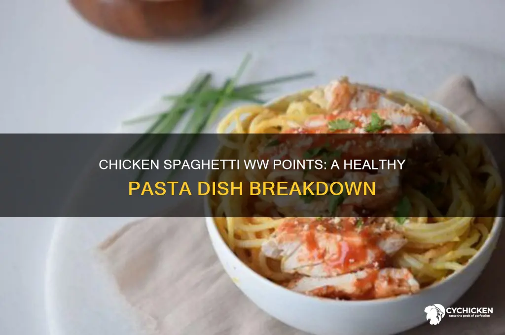 how many ww points is chicken spaghetti