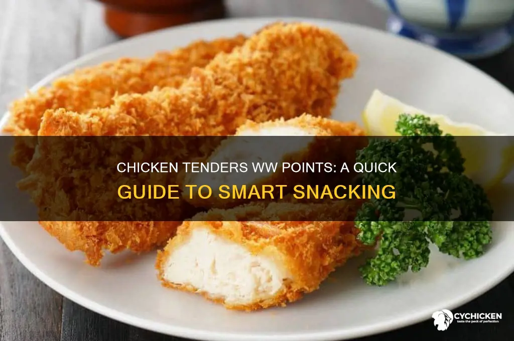 how many ww points is chicken tenders