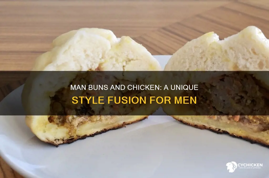 how men look with man buns chicken