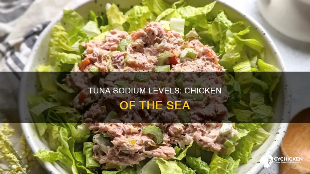 how mmuch sodium is in chicken of th sea tuna