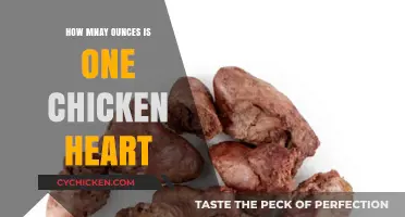 Unveiling the Weight: How Many Ounces in One Chicken Heart?
