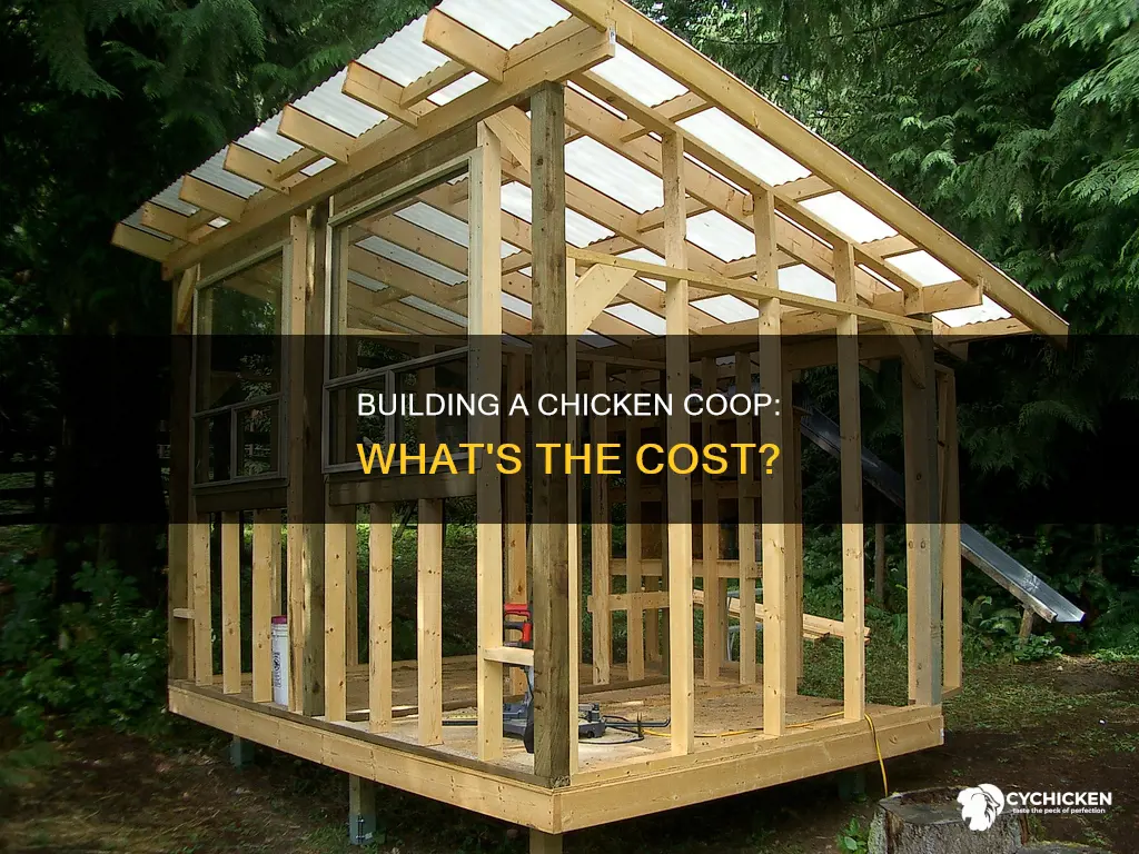 how muc to expec to pay building a chicken cooop
