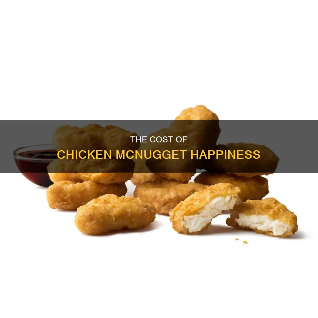 how muchdoes a 20 pack of chicken mcnuggets cost