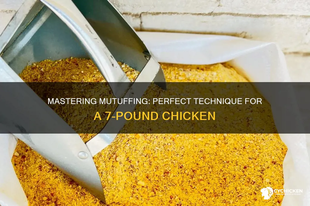 how mutuffing for a 7 pound chicken