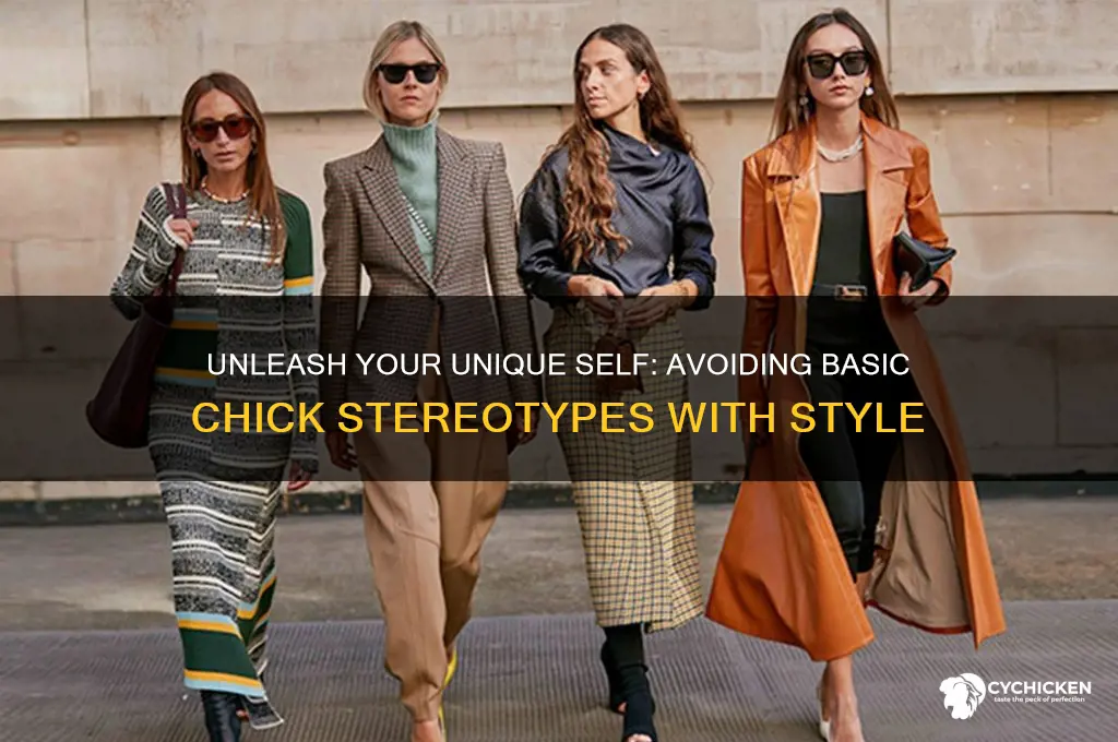 how not to be a basic chick
