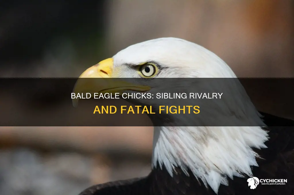 how often do bald eagle chicks kill one another