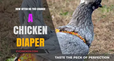 Keeping Chickens Clean: Diaper Change Frequency