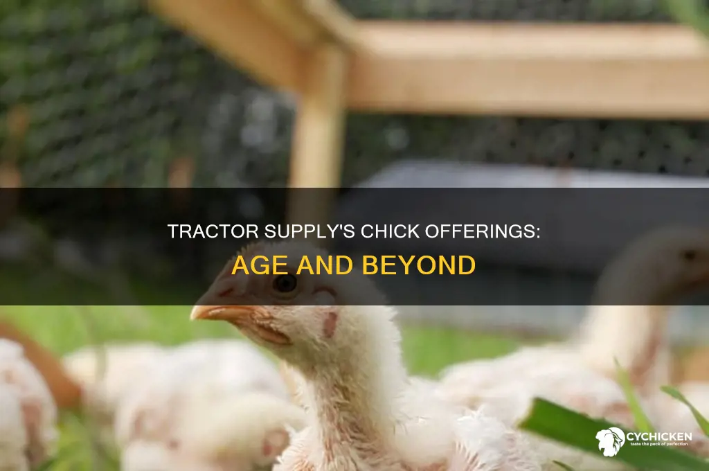 how old are chicks at tractor supply tsc