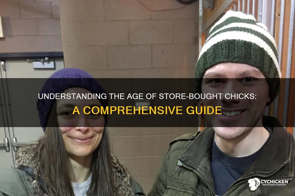 how old are chicks from the store
