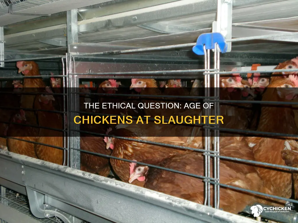 how old is a chicken before you kill it