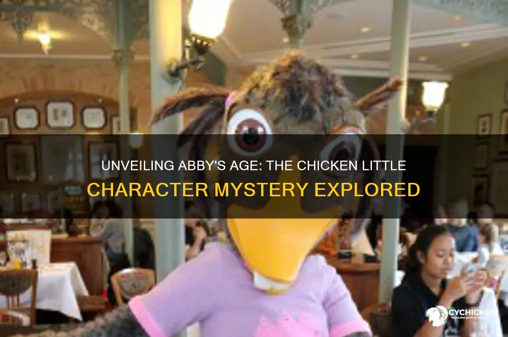 how old is abby from chicken little