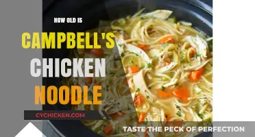 Campbell's Chicken Noodle Soup: A Timeless Classic's Age Revealed