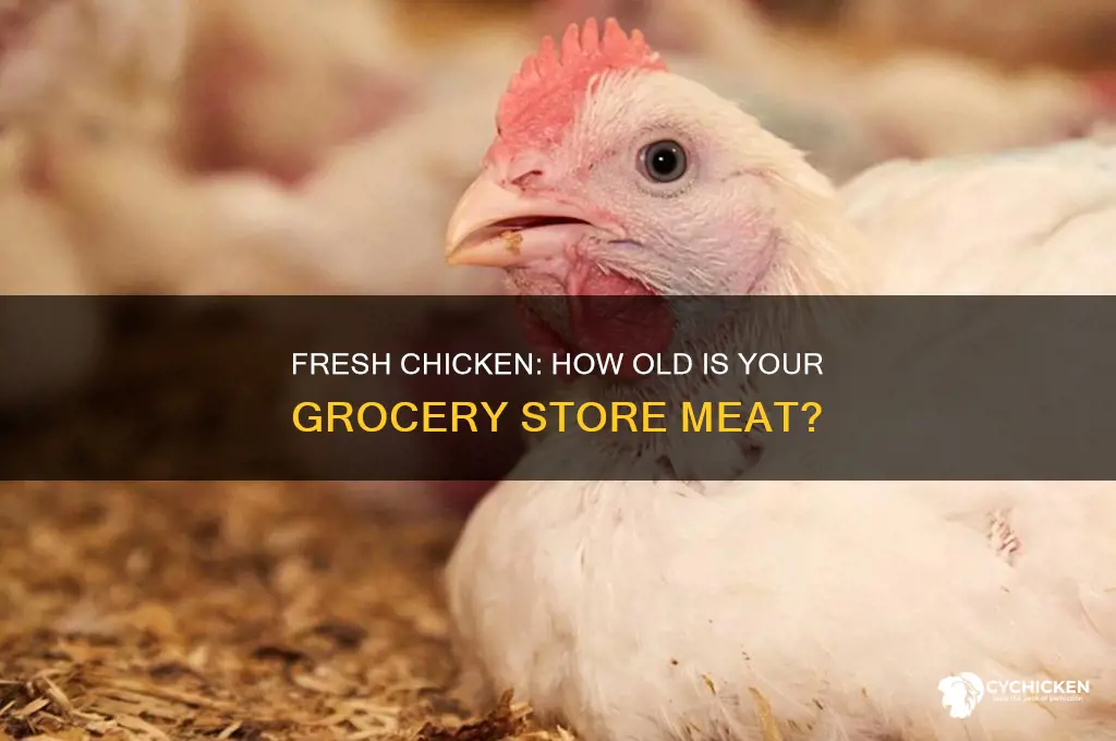 how old is chicken in the grocery store