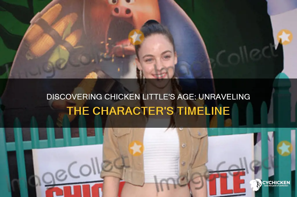 how old is chicken little the character
