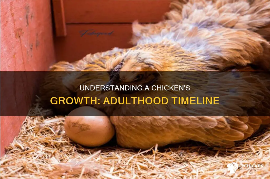 how old until a chicken is fully grown