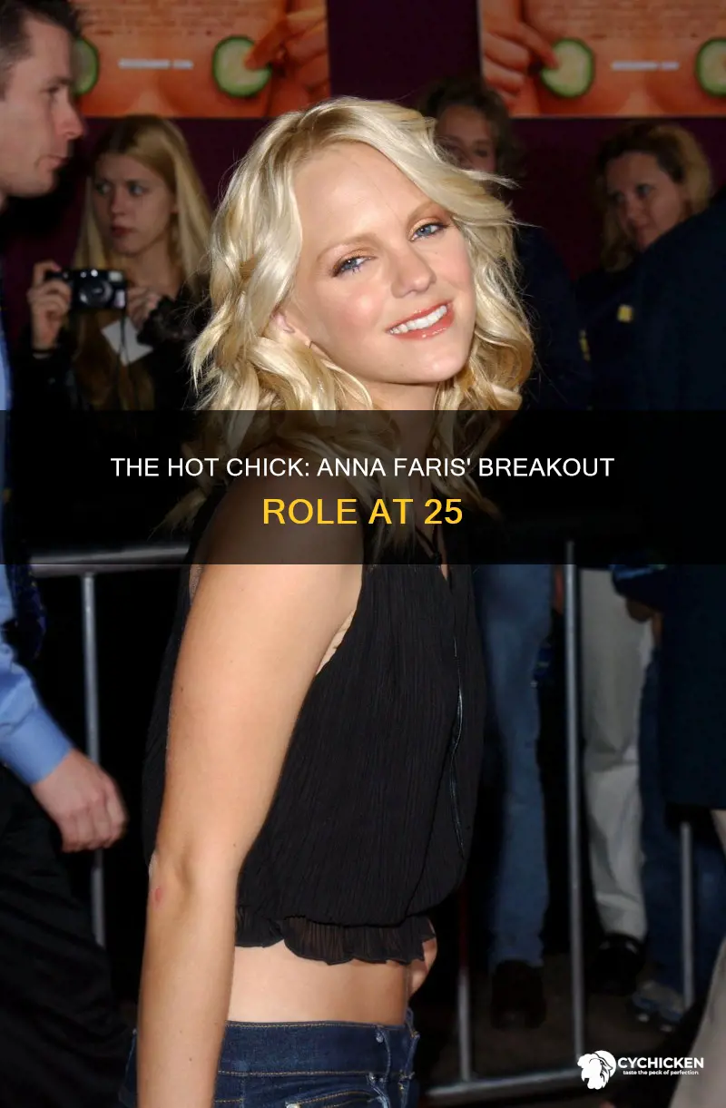 how old was anna faris in the hot chick