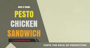Delicious Pesto Chicken Sandwich Recipe: Easy Homemade Lunch Idea